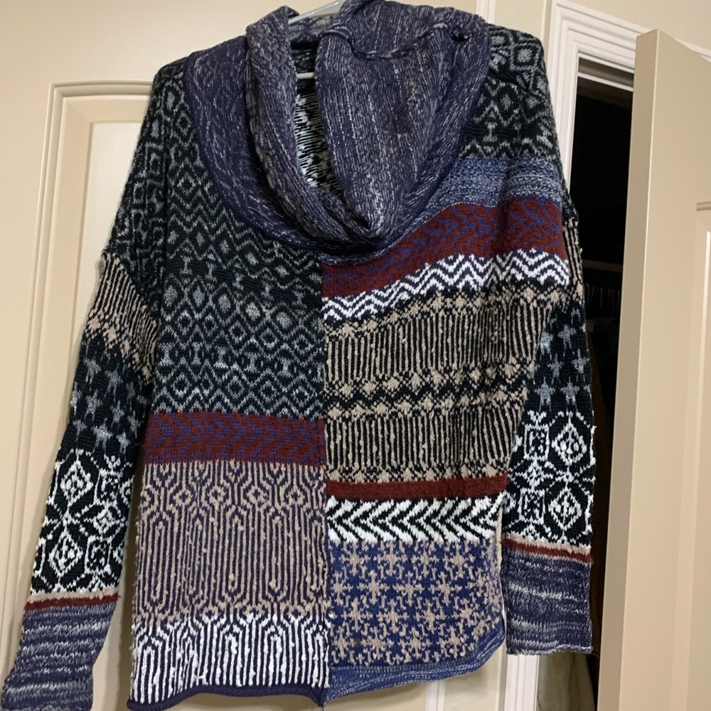 Cowl neck sweater